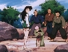 Kagome saves a village boy