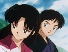 Miroku speaks to Sango