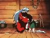 Inu Yasha catches Kagome