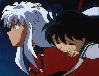 Inu Yasha carries Kagome
