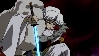 protected by his sword