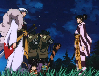 Kagura and Sesshomaru