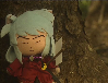 Plushie InuYasha shot to tree