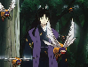 surrounded by insects
