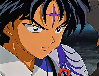 scowling