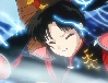 Sango breaks through a barrier