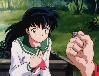 Inuyasha took the jewel