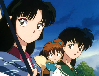 Sango, Kagome and Shippo