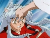 Inu Yasha protects his sword