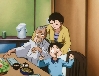 mom takes care of Grandpa and Sota
