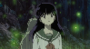 Kagome watches the fireflys